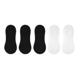 Мужской [Черный 3 + Белый 2] 5 пар (928 - В комплекте сумка для покупок)