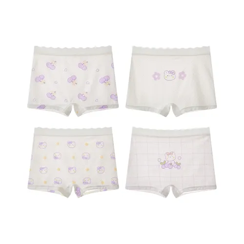 MIIOW 4 Одежда Наборы [Таро фиолетовый + Таро фиолетовый + Таро фиолетовый + Таро фиолетовый] Kids Нижнее белье