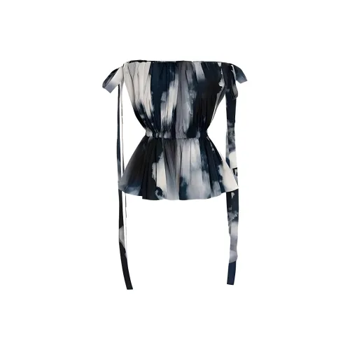 Alexander McQueen Синие Женские Рубашки