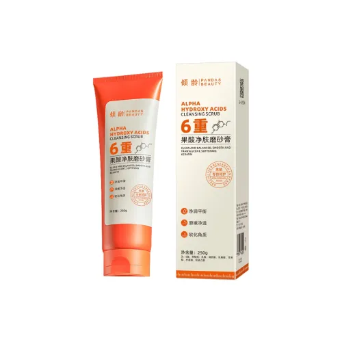 QINGLING AHA Отшелушивающий Скраб 250г Отшелушивание Осветление Тон Кожи Чистка Увлажнение