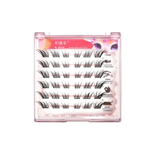 CHUYUJI Клей Бесплатно Suzhijie Новичок Одиночные пачки Укрепляющий стиль Естественный Длинный хвост Сегментированный