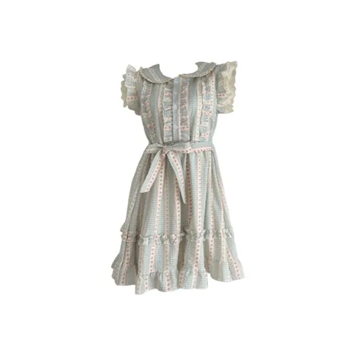 Удобный Элегантный Элегантный Короткий Рукав Платье Женское