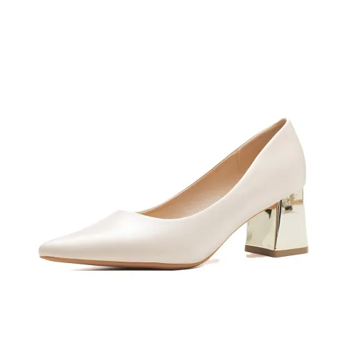 GOSO Квадратный каблук Высокие каблуки 6 см Женские Абрикос