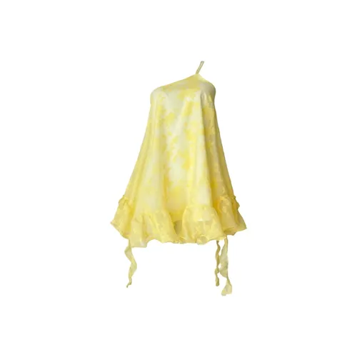 Meanalot Желтые Женские Слиплатья