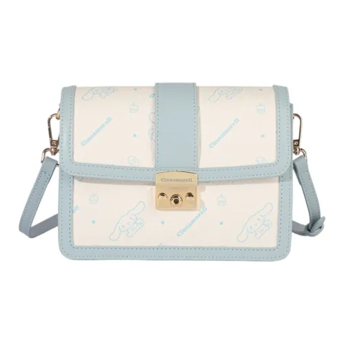 MESUCA Синтетическая кожа Маленькая квадратная сумка сумка через плечо плечевая сумка Стандартная Женская Cinnamoroll Синий Белый