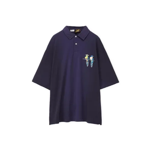 LOEWE Совместное издание Polo для мужчин, морской синий