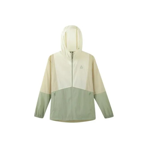 361° Chasing Light Дракон Цвет колодца Зеленый/Песочный коричневый Белый Мужская защита от солнца Одежда