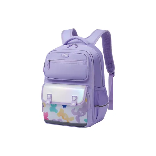 XTEP Oxford Студенческая сумка Стандартная Детская Мягкий фиолетовый