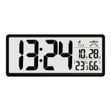 Black [Волна Edition] Автоматическая синхронизация [Время + Календарь + День недели + Температура + Будильник]