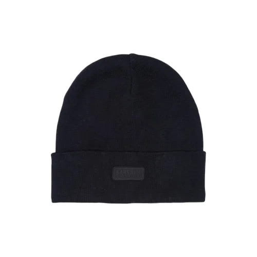 BARBOUR Хлопковая Смешанная Шапка-Бини Мужская Черная