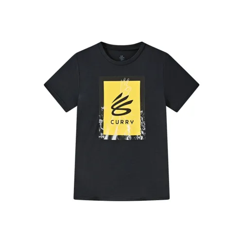 Under Armour Curry Черная Унисекс Футболка