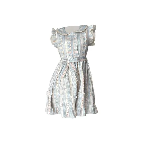 IQC Мятный Летний Женские Платья без Рукавов