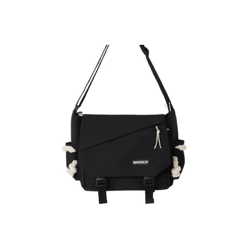 Warrior Нейлоновая Сумка через плечо Стандартная Унисекс Черный Белый Черный