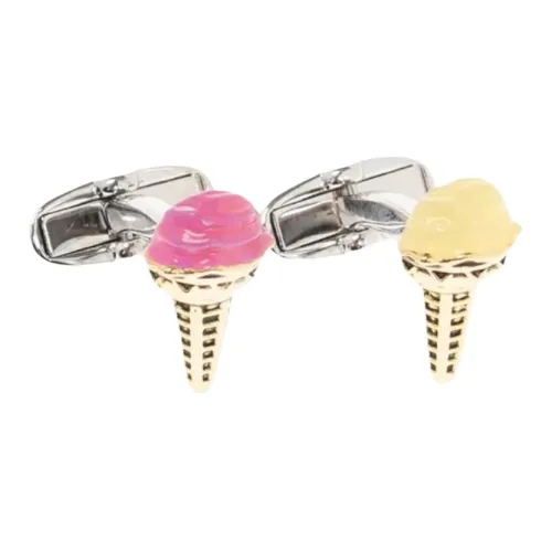 Paul Smith Эмаль Медный Цинковый Запонки Мужской Серебряный