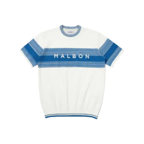 MALBON GOLF Blue Мужская T-рубашка