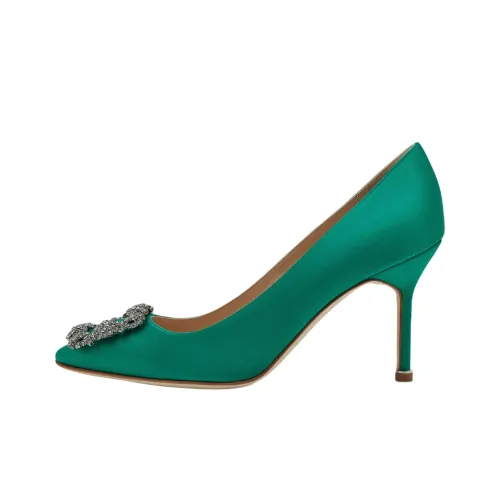 MANOLO BLAHNIK Hangisi Высокие каблуки Зеленый Женские
