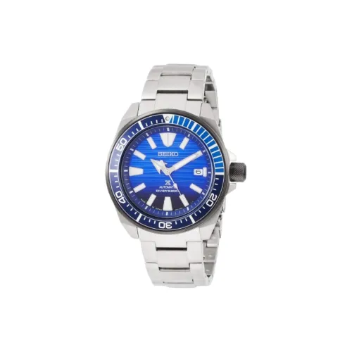 SEIKO Автоматический Механический Механизм Мужские Часы 43,8 мм Синий
