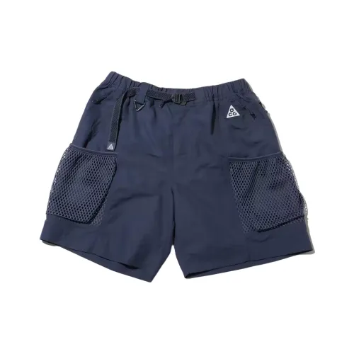 Nike Blue Men's Cargo Shorts Найк Синий Карго Шорты Мужские