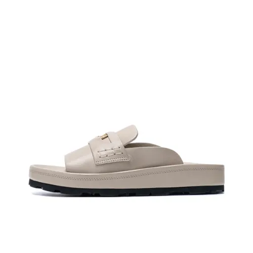 Martniel Резиновая подошва Slip-resistant Слипоны Женские Абрикос