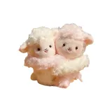 Маленькая Белая Овца + Маленькая Розовая Овца Обнимаются
