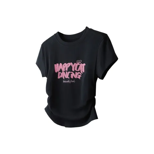 Cypress House Черные Женские Футболки