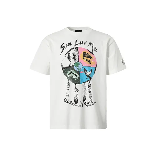 FAKE UINTAGE Белый Унисекс T-рубашки