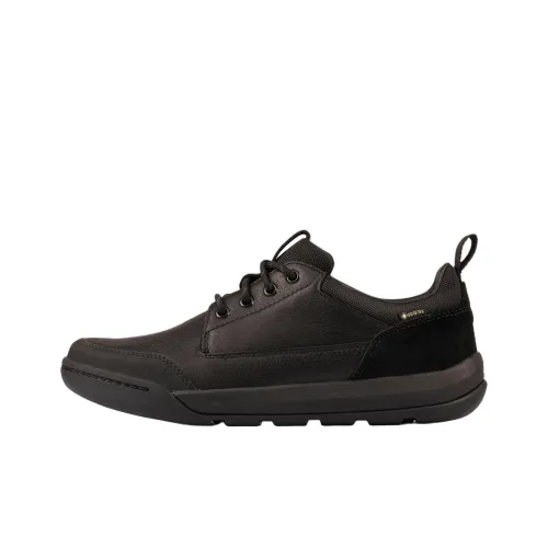 Clarks Ashcombe Lo Gore TEX Устойчивый к истиранию Водонепроницаемый и Дышащий Низкий Верх Повседневный Мужской Черный