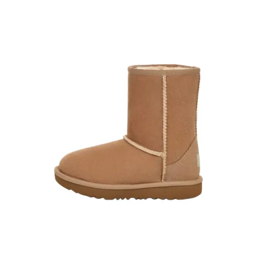 UGG CLASSIC II противоскользящие устойчивые к истиранию средние (MID) топ детские ботинки коричневый для детей 3-7 лет