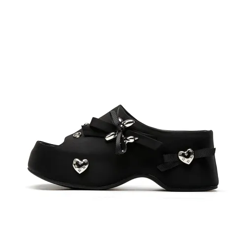 EBLAN Слипоны Женские Черные