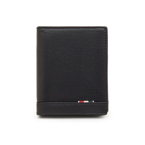 Old Man's Head Лицевая коровья кожа Кошелек Мужской Черный