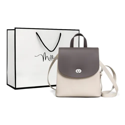 MILLIE'S Рюкзак из коровьей кожи стандартный женский кофейный