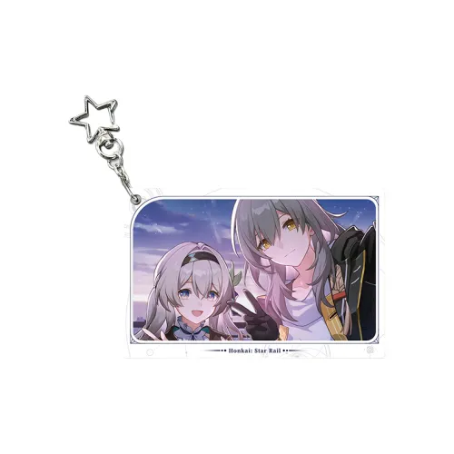 MIHOYO Honkai Star Rail Midsummer Светлячок Appointment Коллекция Акрил PHOTO Карта Фотокарточки