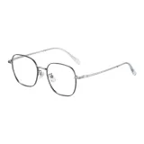 Синий серебристый