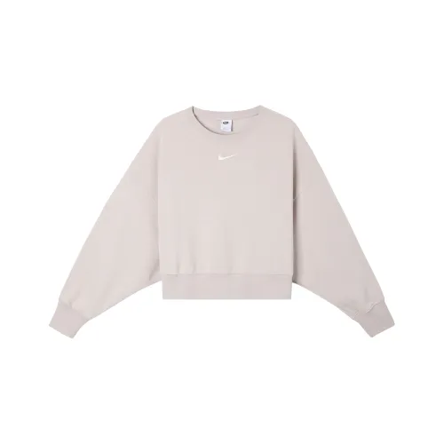 Nike Sportswear Phoenix Fleece Толстовка Женская Серо-фиолетовая