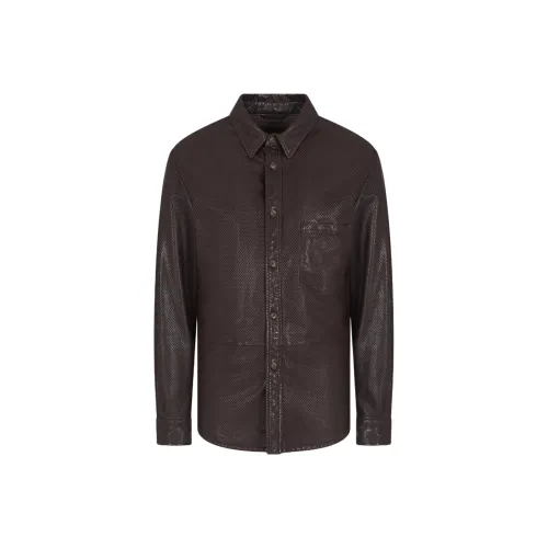 AMANI Leather Jacket Men's Brown