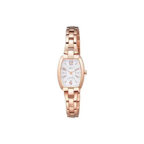 SEIKO Ingenu Collection Солнечный кварцевый механизм нержавеющая сталь ремешок 19,5 мм женские часы белый циферблат