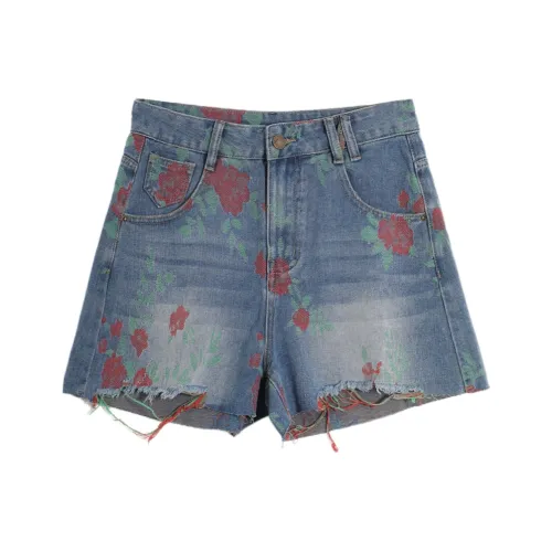 SETIROM Синие Женские Джинсовые Шорты