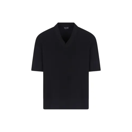 GIORGIO ARMANI Черные Мужские Свитера