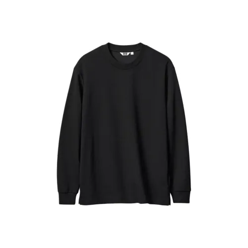 UNIQLO Черная унисекс футболка