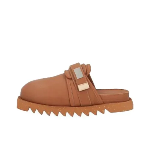 Suicoke x Marsèll Металлические домашние тапочки для женщин коричневые