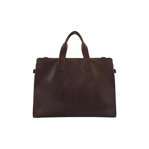 EMPORIO ARMANI Сумка Tote из коровьей кожи Сумка для покупок Сумка через плечо Сумка Extra Large Мужская Коричневая