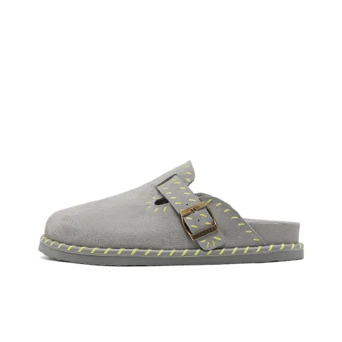 Kaltendin Birkenstock Стиль Обувь Серый Желтый Унисекс