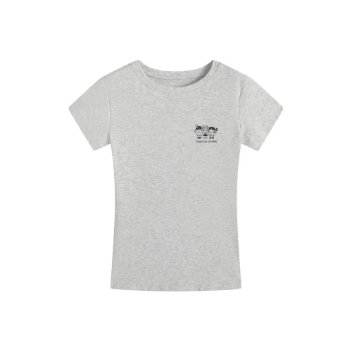 Puppytown Вересковый серый Женские футболки