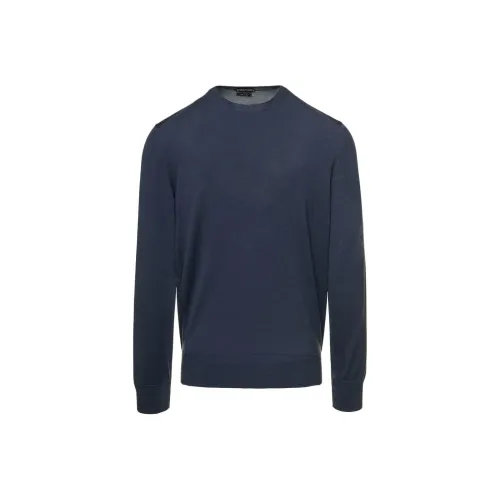 TOM FORD SS23 Свитер Мужской Морской Синий