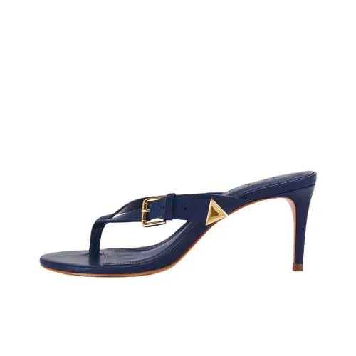 Schutz Шлепанцы 7 см Женские Синие