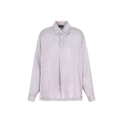 EMPORIO ARMANI Рубашка Мужская Фиолетовая