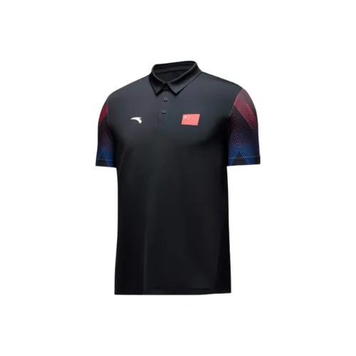 ANTA Life Collection Поло Унисекс Черное