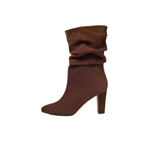 MANOLO BLAHNIK Calasso Ботильоны 9 см Женские Коричневый