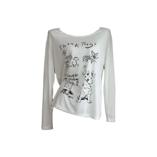 ADXKM Белые Женские Футболки