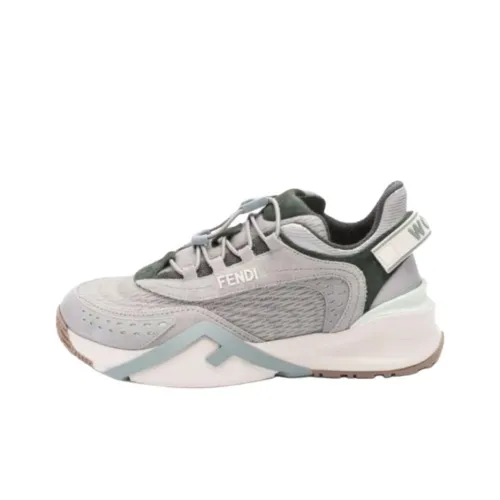 FENDI FLow Low Топ Повседневная обувь Женская Серый